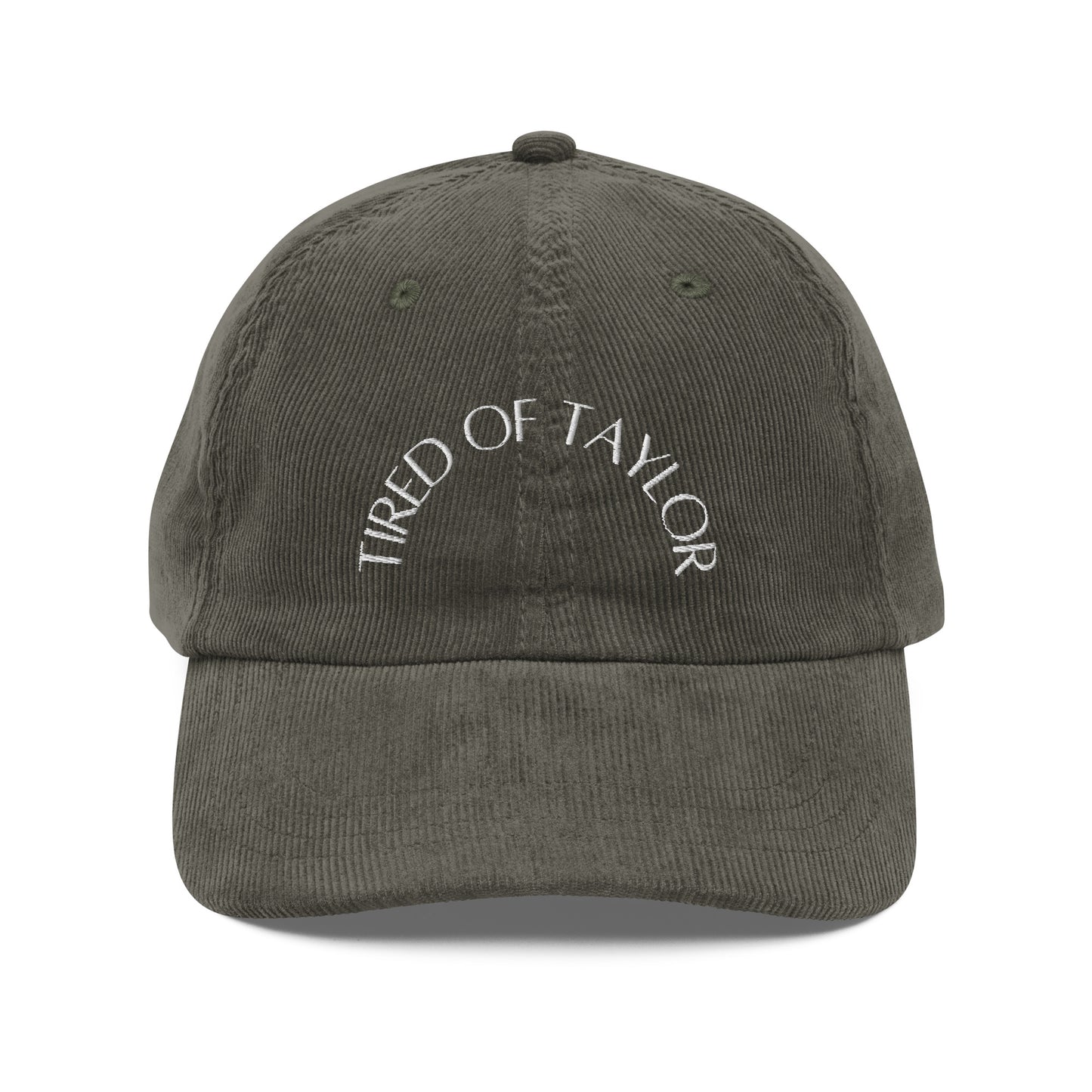 Tired of Taylor Swift Custom Hat Olive Green
